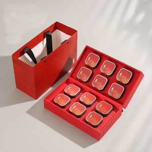 Cao cấp Đậu nành mực trà quà Tặng hộp giấy tùy chỉnh thực phẩm đóng hộp gia vị gia vị salad rỗng Goji Berry gói hộp với logo - Product Image 6