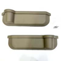 Boîte de rangement pour poches de porte de voiture avec porte-gobelet pour Toyota Land Cruiser LC70 76 79 Series, accessoires de modification de rangement intérieur