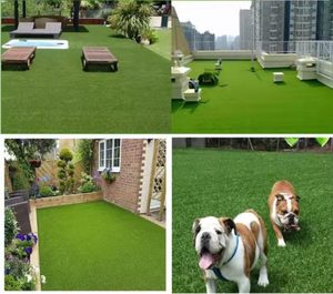 Holesale-alfombra de césped <span class=keywords><strong>artificial</strong></span> para jardín, Alfombra de césped sintético para exteriores, <span class=keywords><strong>color</strong></span> verde duradero - Product Image 5