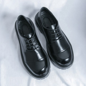 Men's British Style Classic Pu <b>Shoes</b> <b>Soft</b> Breathable Formal Business Wear for Summer Spring Slip-On Closure for Parties - Product Image 5