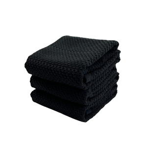Toallas de cocina de líneas blancas bordadas de algodón 100% ligeras hechas a mano, de secado rápido, reutilizables, perfectas para limpieza y uso de regalos - Product Image 2