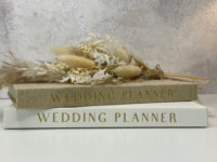 Cahier de reliure à couverture rigide planificateur de mariage Journal livre et organisateur planificateur pour la mariée