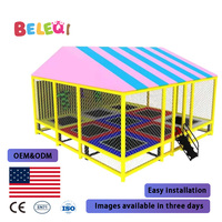 Sistem Permukaan Impak Terintegrasi Drainase Taman Trampolin Modular Tahan Cuaca untuk Fasilitas Rekreasi Publik