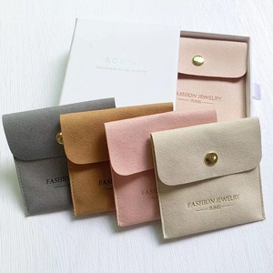 Bolsa de Regalo para Joyería con Cierre a Presión, Diseño de Sobres, con Soporte para Collares y Pendientes, de la Colección JUNE Fashion - Product Image 2
