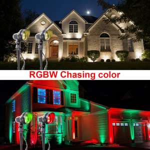 ไฟสวน LED ควบคุมผ่าน WiFi สำหรับภายนอกอาคาร RGBW 6W ไฟตกแต่งภูมิทัศน์ ระบบแรงดันต่ำ 24V ตัวเรือนอะลูมิเนียม กันน้ำระดับ IP67 - Product Image 5