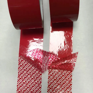 Red Color Tamper Evident Security VOID Seal <b>Tape</b> with Perforation and Unique Number - Product Image 5