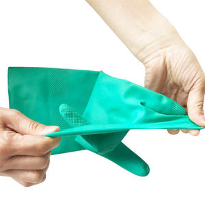 ナイトリルゴム耐薬性手袋酸アルカリ耐性ニトリル防水滑り防止耐摩耗工業用 - Product Image 2