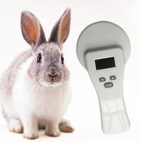Lector de Microchip RFID para Animales ISO11784/85 134.2khz FDX-b, Lector de Etiquetas Auriculares para Animales, Escáner HDX