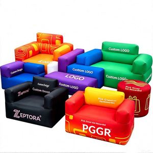 Sofá Inflable Portátil con Logotipo Personalizado, Sellado al Vacío, Impermeable, para Ferias Comerciales, Eventos al Aire Libre - Product Image 1