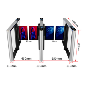 Torniquete de Acceso Rápido para Gimnasios con Mecanismo de Reconocimiento Facial y Control de Seguridad - Product Image 1