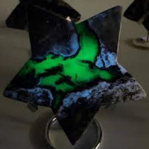 Hot Selling Polished Natural Valcano Agate Healing <b>Crystal</b> Crafts Star Moon Decoration for Meditation for Spiritual Practice - Product Image 2