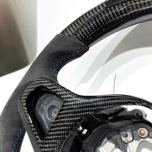 Volante Deportivo de Fibra de Carbono Forjado Azul para BMW Serie G G20 G28 G29 G30 G32 G15 G01 G02 G05 G06 G07 G38 G11 G12 M3 M4 M5 M6 <span class=keywords><strong>M8</strong></span> - Product Image 5