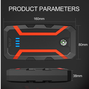 Démarreur de Voiture Portable <span class=keywords><strong>Professionnel</strong></span> 12V 1000A (Valeurs de crête) 10000mAh, Batterie d'Urgence, <span class=keywords><strong>Booster</strong></span> de Batterie, Power Bank, Kit de Démarrage de Voiture - Product Image 4