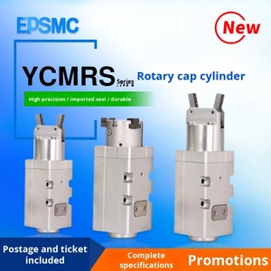 YCMRS3-32D Three-Jaw Two-Jaw Aluminum Body Series Cylinder <b>Bottle</b> Cap Screw 360-Degree Infinite Rotation Pneumatic Claw Finger - Product Image 3