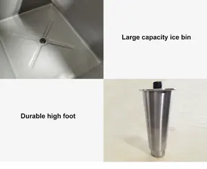 באיכות גבוהה 90KG קיבולת מסחרי קרח להכנת קרח עושה המכונה בר סופרמרקט