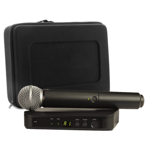 Sistema de Micrófono Inalámbrico UHF BLX24 BETA58 <span class=keywords><strong>PG58</strong></span> para Karaoke Micrófono de Mano Metálico para Voz y Vocales en Vivo - Product Image 2