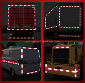 5cm * 45.7cm o su misura larghezza di qualità dell'anca auto adesivo riflettente DOT-C2 Retro nastro riflettente Cinta riflessiva per camion - Product Image 3