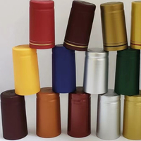 Capsule thermorétractable en PVC pour bouteille de vin rouge avec bande détachable, capsule de rétraction thermique