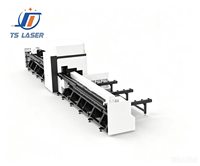 Máquina Láser de Fibra CNC Profesional 3D Bevel 6024 de Tres Mandriles para Corte de Perfiles de Acero en Construcción