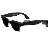W630 Lunettes intelligentes OEM avec 8 millions de pixels, double microphone, réduction du bruit, reconnaissance d'objets IA, caméra haute définition