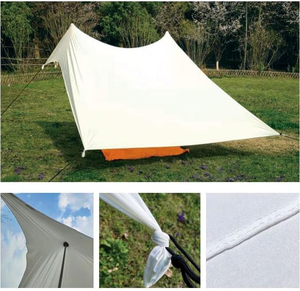 Mùa hè bãi biển <span class=keywords><strong>Shade</strong></span> Lều hình lục giác <span class=keywords><strong>Lycra</strong></span> UV bảo vệ nơi trú ẩn mặt trời cho bãi biển mặt trời bảo vệ - Product Image 2