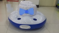 6 trous gonflable flottant refroidisseur de bière plateaux gonflable flottant boisson seau à glace pour piscines partie