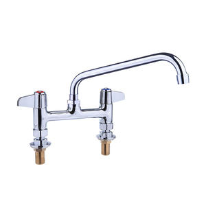 Robinets Mélangeurs Robinets Robinet De Douche Tapis pour Évier De Cuisine Double Poignée Finition Chromée Robinets Mélangeurs - Product Image 1