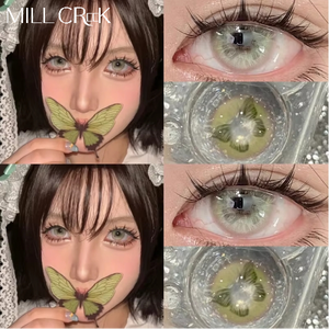 <span class=keywords><strong>Lentilles</strong></span> <span class=keywords><strong>de</strong></span> <span class=keywords><strong>contact</strong></span> naturelles Haipurecon Butterfly, effet flottant, <span class=keywords><strong>lentilles</strong></span> colorées souples en HEMA, 40 % d'hydratation, diamètre 14,5 mm pour - Product Image 2