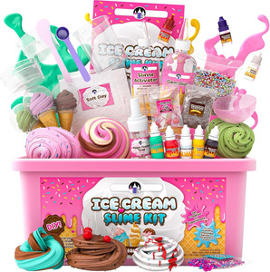DIY Ice Cream <strong>Slime</strong> <strong>Kit</strong> for Girls and Boys Amazing Ice Cream <strong>Slime</strong> <strong>Making</strong> <strong>Kit</strong> Fun Easter Present - Product Image 1