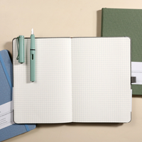 Cahier de journal intime à couverture rigide à sangle élastique de luxe A6 personnalisé avec logo imprimé