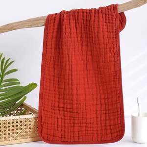 Lingettes à rotules en pur coton pour bébé, neutres, grandes, douces, absorbantes, multicolores, lavables, pour nouveau-nés - Product Image 4