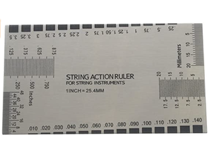 Juego de Herramientas de acero inoxidable para guitarra, cuerda de guitarra, acción, regla de traste de guitarra con logotipo personalizado - Product Image 4