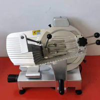Nouvelle machine à trancher la viande électrique commerciale à haute efficacité, semi-automatique, pour viande congelée, 220V, en acier inoxydable