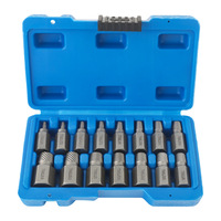Kit Extractor de Roscas para Tornillos Dañados, Rotos o Oxidados Xi Meng, Herramienta Milagrosa Fabricada en China, Estuche de Plástico