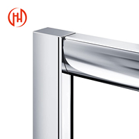 Profils en aluminium de la série 6000 de précision industrielle en gros, avec pliage pour cabines de douche