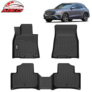 Alfombrillas para todo clima compatibles con Genesis GV70 2022-2025, delanteras y traseras, de TPE moldeado en 3D, impermeables - Product Image 1