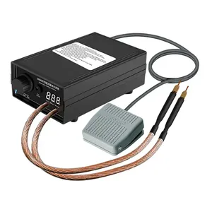 เครื่องเชื่อมจุดแบบมือถือกำลังสูง 8000W แบตเตอรี่ลิเธียมแบบพกพา 18650 เครื่องเชื่อมจุด - Product Image 1