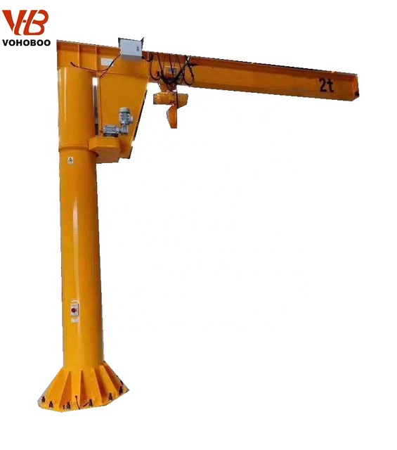 Good Price Arm Jib Crane 500kg 1ton 2ton 3ton for Construction Workshop with Electric Chain Hoist