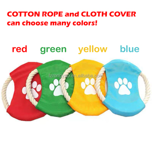 Disco Volador <span class=keywords><strong>de</strong></span> Algodón y Tela Resistente <span class=keywords><strong>de</strong></span> 7 Pulgadas para Perros, Juguete para Perros al Aire Libre, Venta al Por Mayor Personalizada - Product Image 2