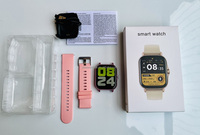 Jam Tangan Pria dengan Layar Sentuh Penuh, Fitur Panggilan & Musik, Jam Tangan Digital Olahraga Kebugaran, Hadiah Jam Tangan Pintar Wanita Y13