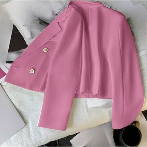 WY90706 İlkbahar ve Sonbahar Yeni Stil Büyük Beden Moda Şık Bol 2026 Sonbahar Takım Ceketi Kısa Mont Kadınlar İçin - Product Image 5