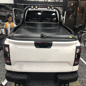 Cubierta de Tonneau de aleación de aluminio impermeable y con bloqueo, tapa de rodillo de cama de recogida retráctil para Ford Ranger 4x4, <span class=keywords><strong>accesorios</strong></span> - Product Image 3