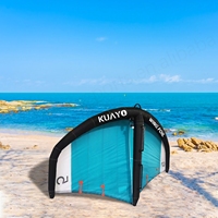 GY GY-W06 Wing Foil Tabla de Surf Inflable - Negro/Azul Tamaños 4m/5m/6m Ligera y Duradera de Fibra de Carbono Resistente al Agua Salada