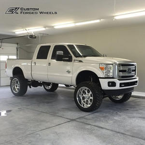 Jantes de camion forgées brillantes 20-24 pouces 9J 14J 8x170 polies miroir pour F-250 Super Duty & F-350 Platinum SRW - Product Image 3