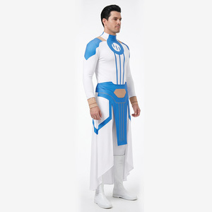 Disfraz de Cosplay Invincible Vitrum Empire Warrior, Uniforme Azul, Blanco y Dorado, Traje de Héroe de Alto Rango, Talla Adulto, Juego de Rol de Anime - Product Image 2