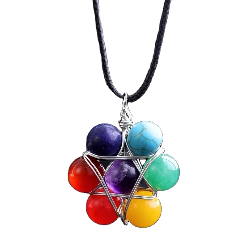 Natural Amethyst Pendant Necklace - Healing Crystal Quartz, 18-20 Inch Chain, Chakra Gemstone Gift For Women & Men