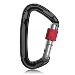 24kN Heavy Duty Custom Screw Locking Swivel Aluminum Swivel Locking Carabiner
