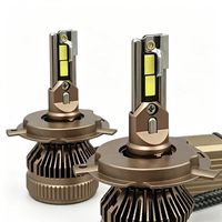 Bombilla LED H4 para Faros Delanteros de Coche, 110W, 11000LM, 6000K, Sin Errores Canbus, 12V, Repuesto