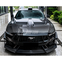 Pour le nouveau capot en fibre de carbone Mustang de 7e génération pour capot de style Ford Mustang 2024 + GTD