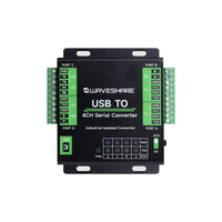 WaveShare FT4232HL Modul Konversi Port Serial Terisolasi USB RS232/485/422/TTL Kelas Industri untuk Komunikasi Jaringan